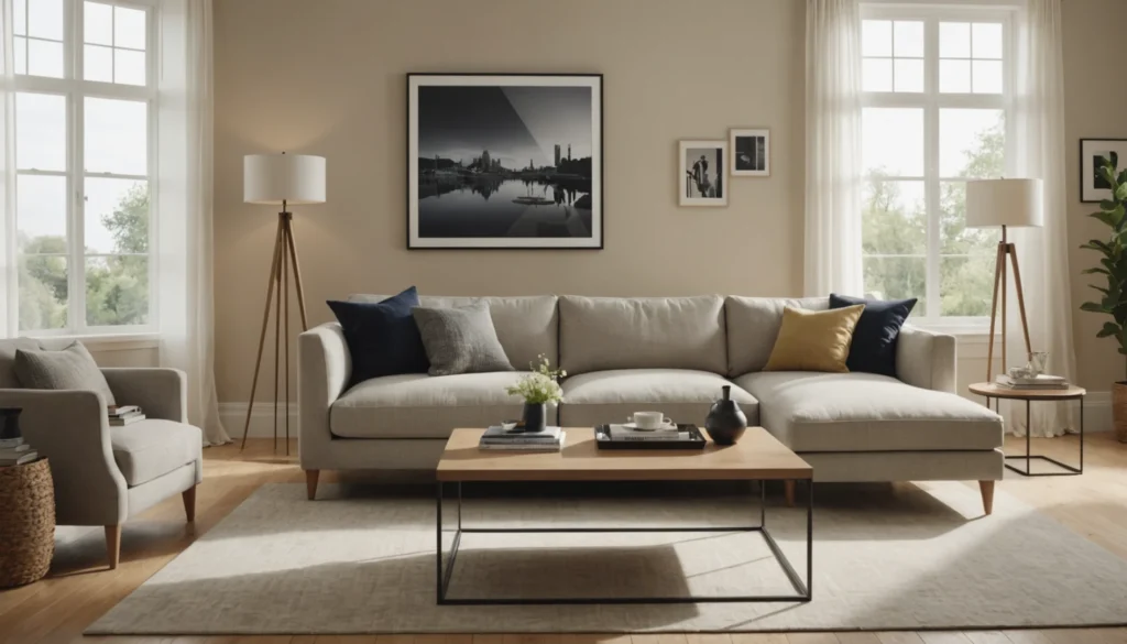 chaise longue relax pour 2 personnes dans le salon