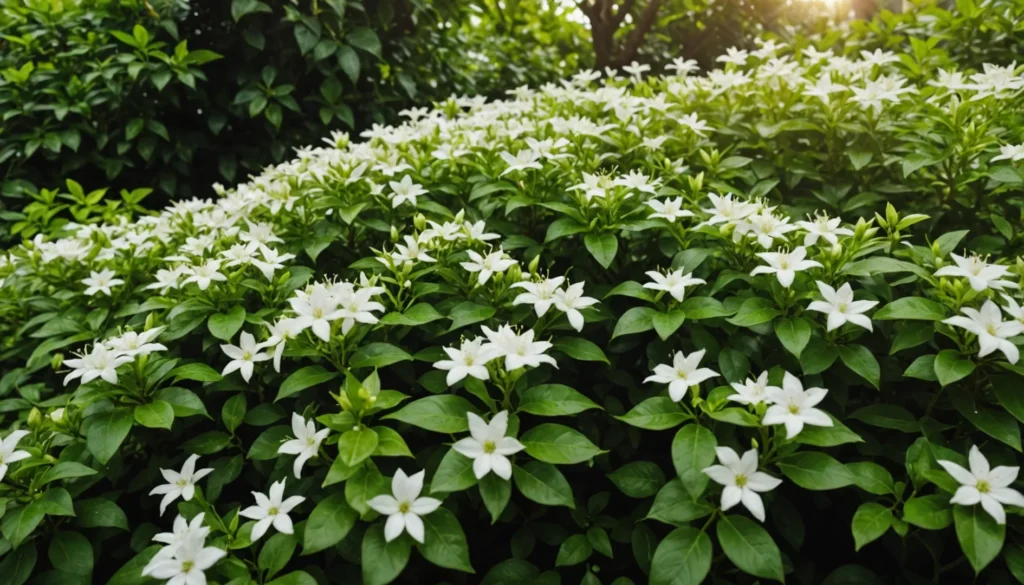 plante avec longues fleurs blanches