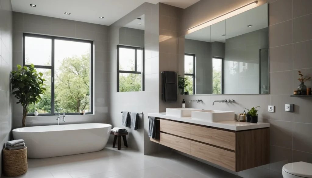 carrelage dans une salle de bain