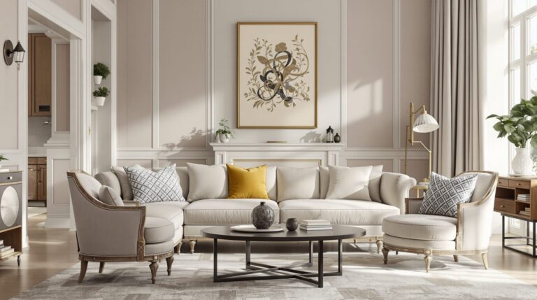 melange meuble ancien et moderne