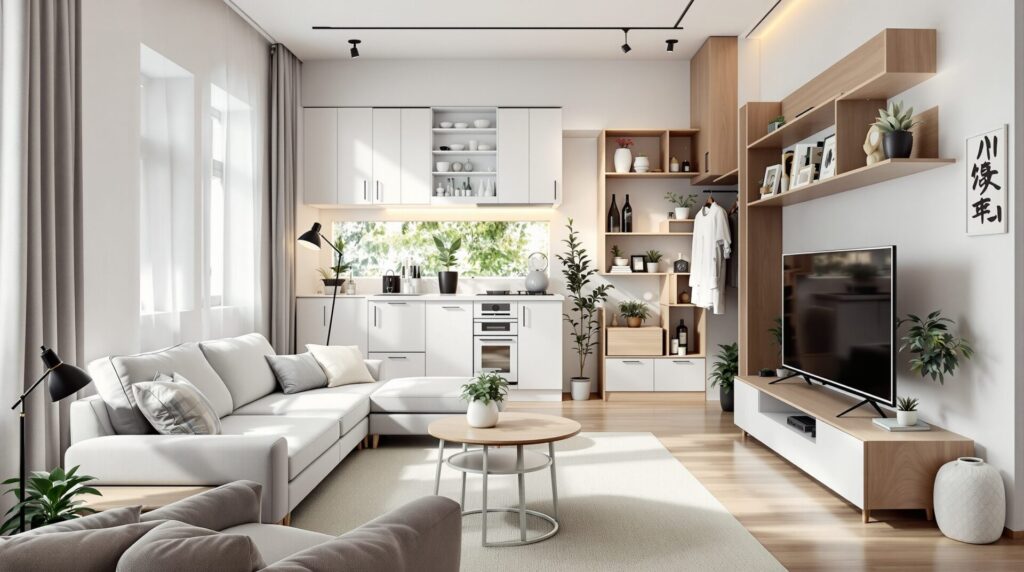 meublé un petit appartement