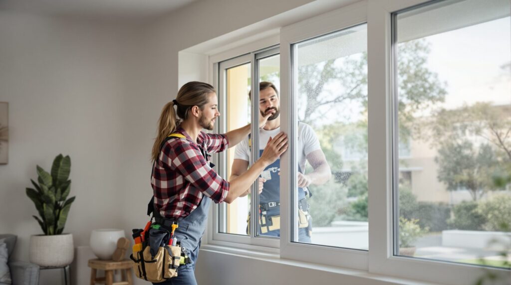 Comment installer une fenêtre coulissante en aluminium avec Brico Fenetre