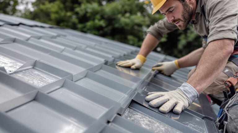 toiture bac acier : prix m2 pose