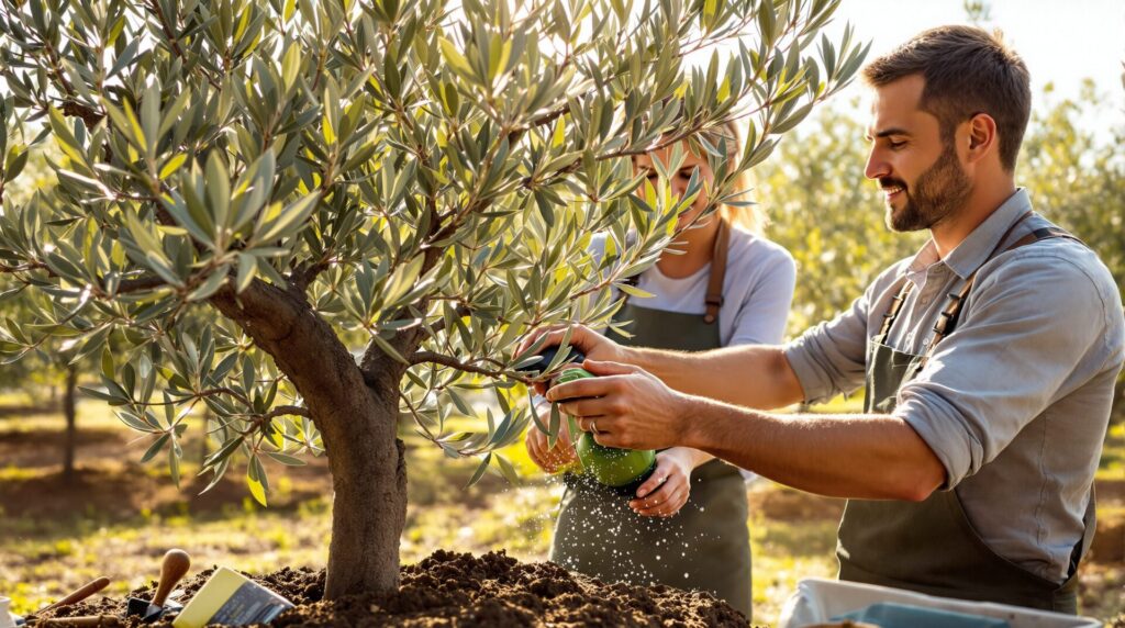 croissance d'un olivier