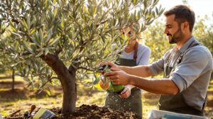 croissance d'un olivier