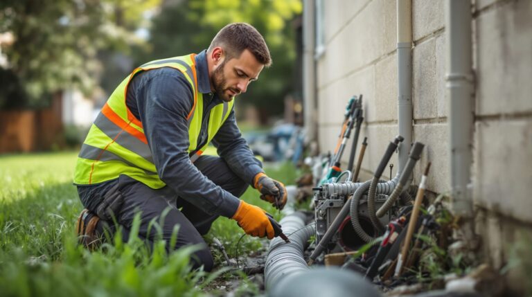 deboucher fourreau fibre
