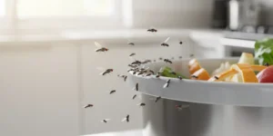 comment éviter les moucherons dans la poubelle