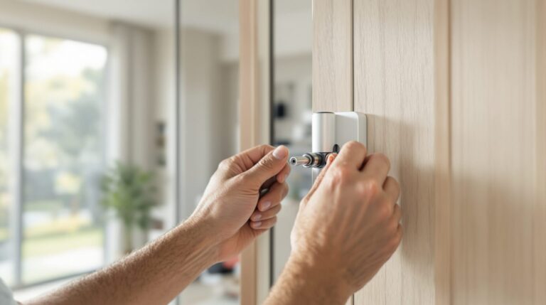 serrure porte coulissante