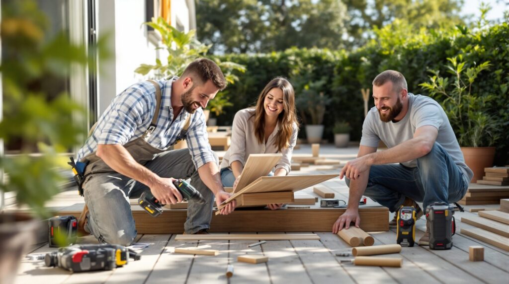 rénovation terrasse extérieure