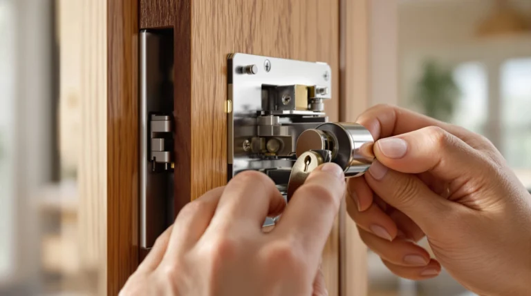 serrure à encastrer