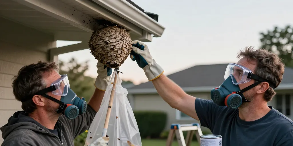 eliminer un nid de guepe