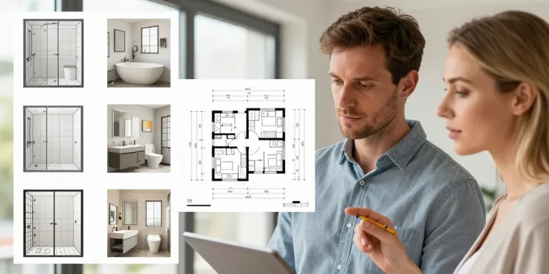 salle de bain 10m2 plan