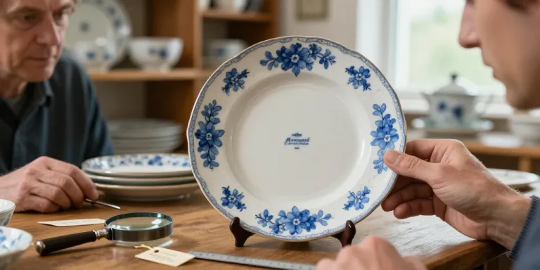 assiette arcopal myosotis