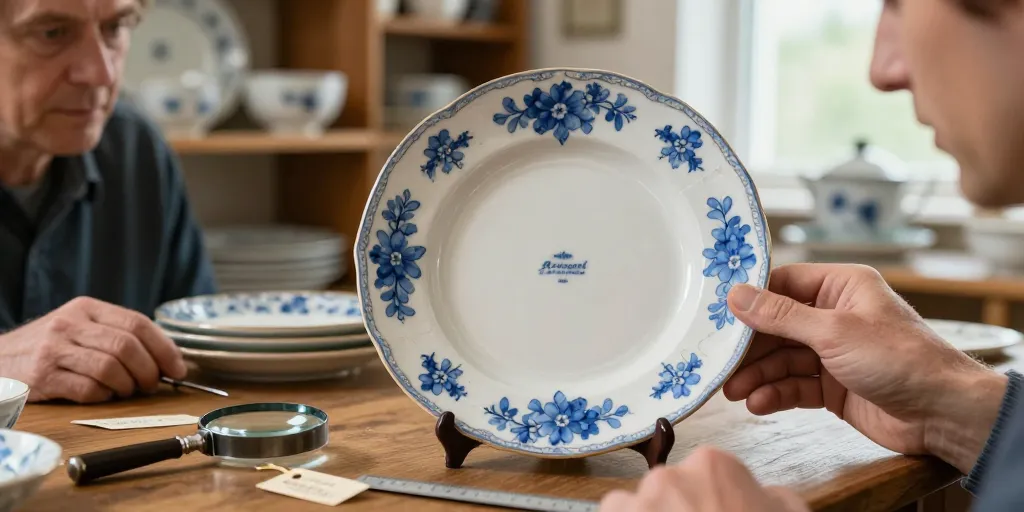 assiette arcopal myosotis