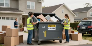 location benne pour vider maison