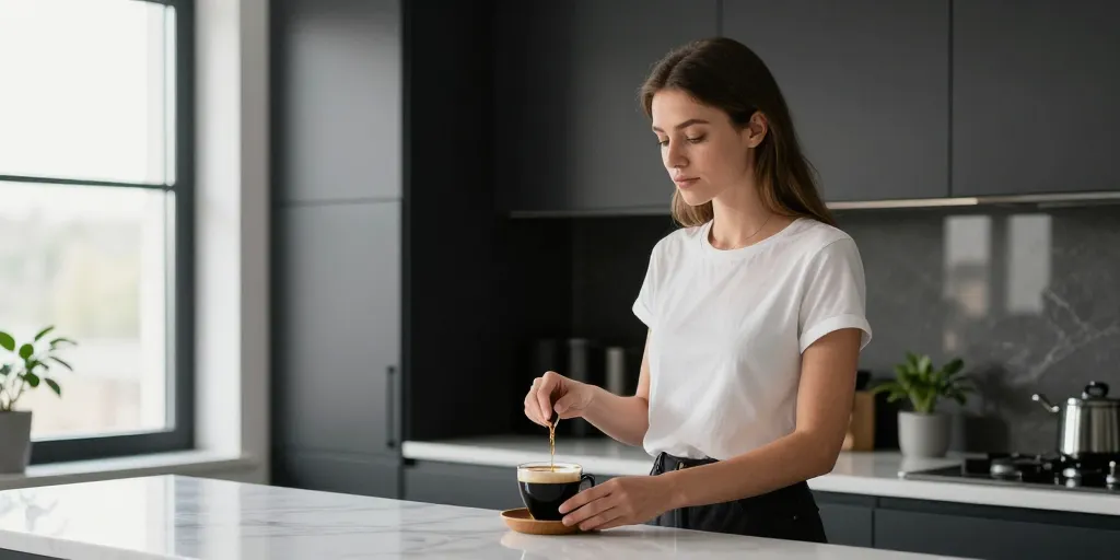 petite cuisine noire
