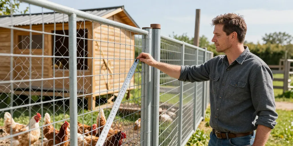 hauteur grillage poule