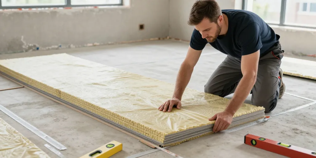 isolation plancher sous chape flottante