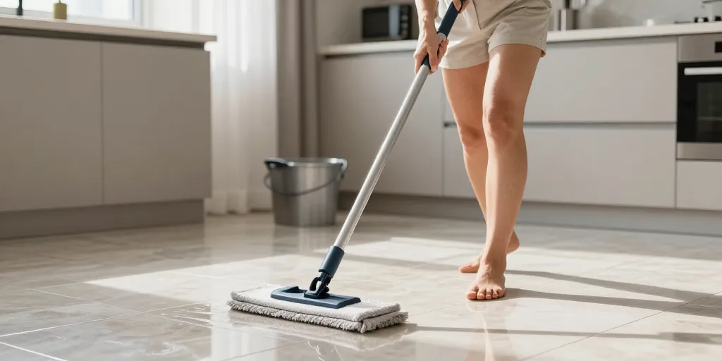 comment bien nettoyer son sol carrelage