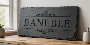 Apporter du caractère à son intérieur avec une ardoise gravée
