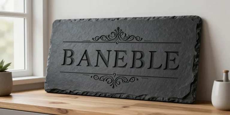 Apporter du caractère à son intérieur avec une ardoise gravée