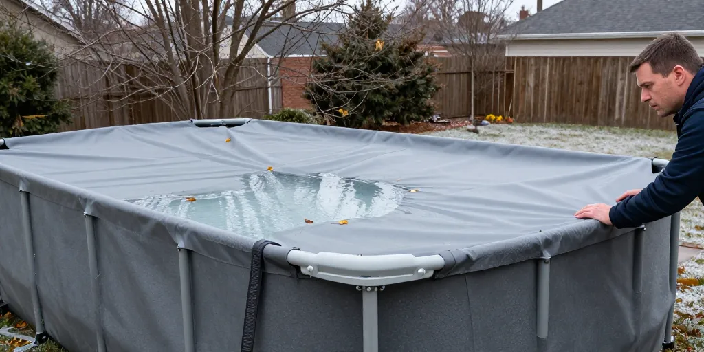 piscine tubulaire hiver