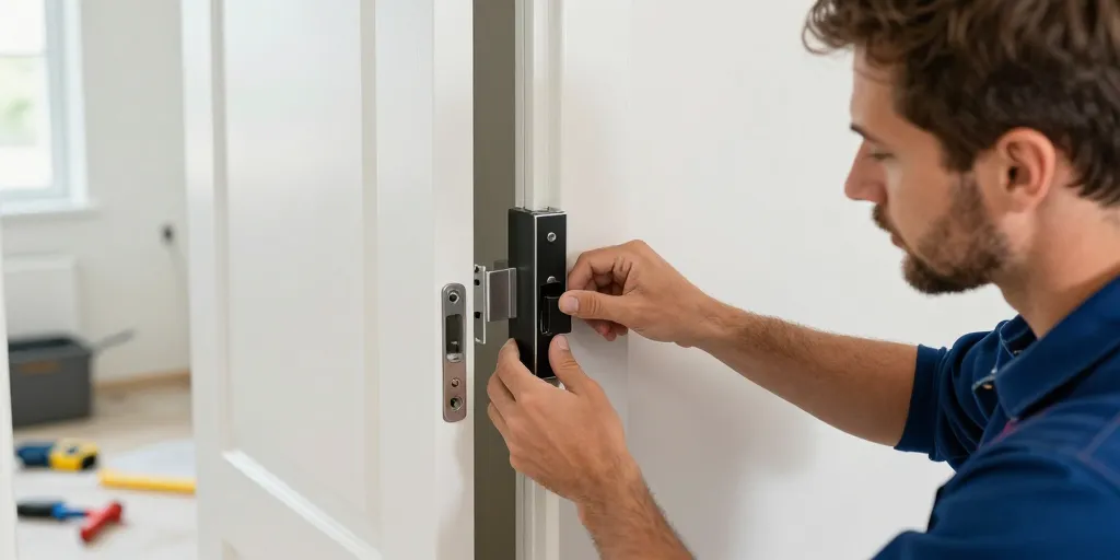serrure magnetique porte interieure