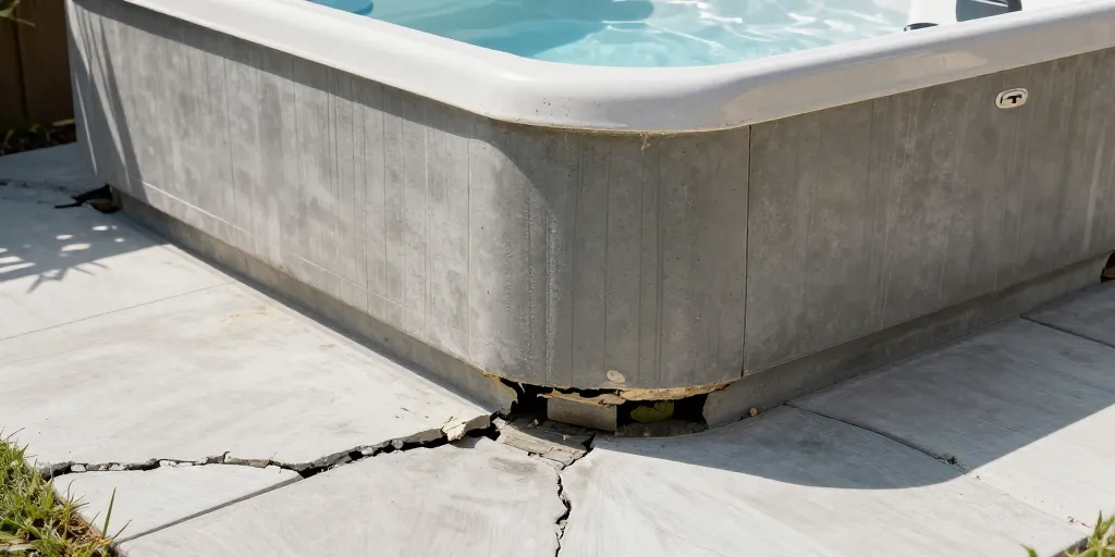 sur quoi poser un spa extérieur