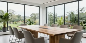 logo néon led pour bureaux